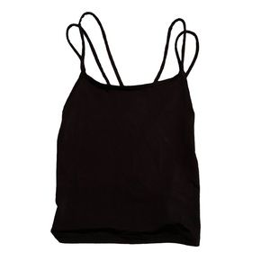 Open Back Cropped Tank